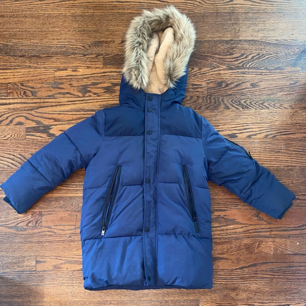 Zara kids winter coat boys and girls size 8 cm128